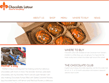 Tablet Screenshot of chocolatslatour.com